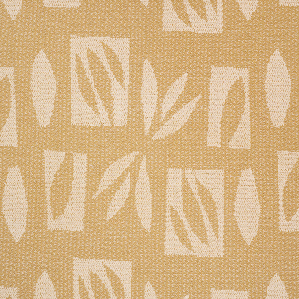 Banana Leaf Cut Out fabric in cream color - pattern number 85881 - by Schumacher in the Caroline Z Hurley collection