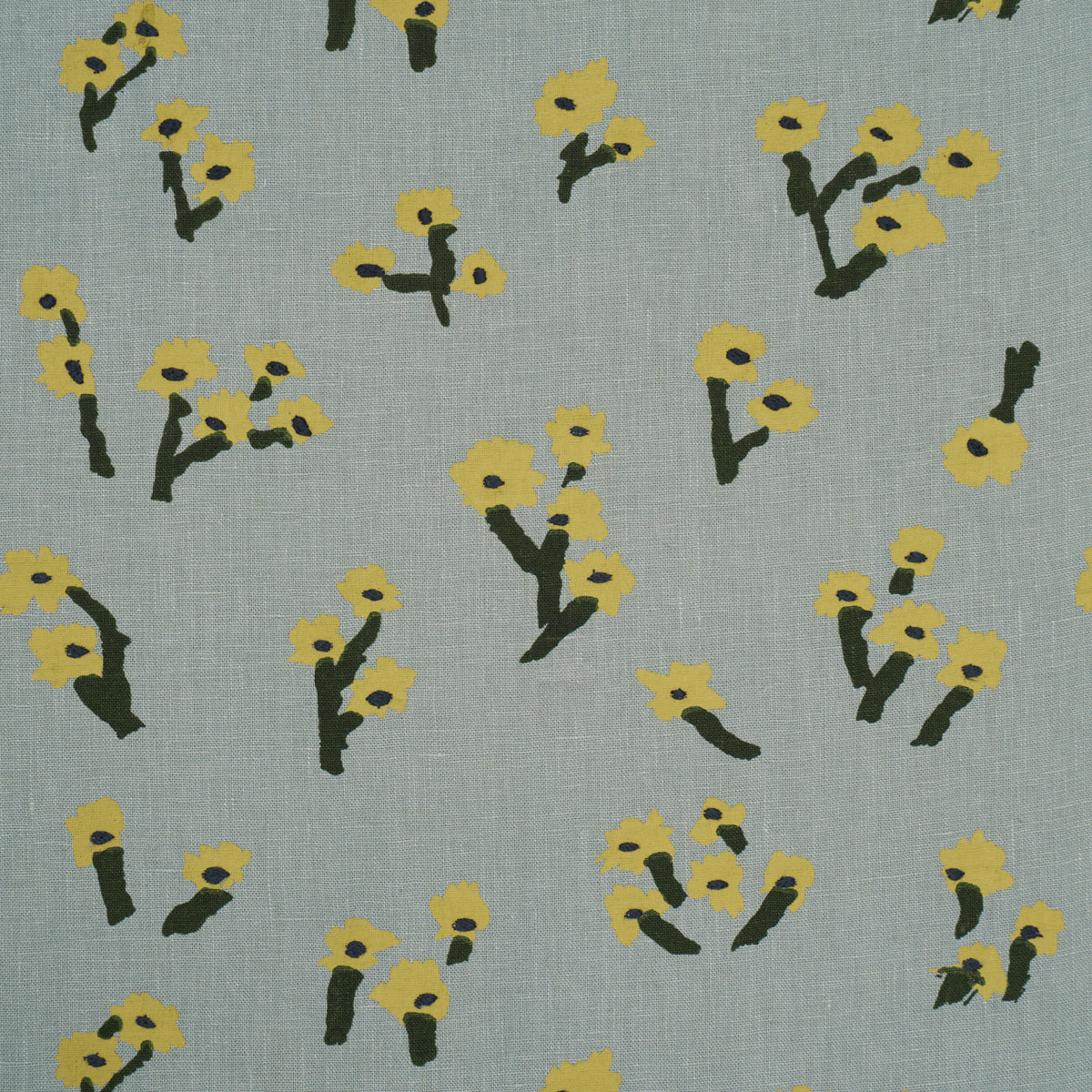 Rosie Posy fabric in sky color - pattern number 85902 - by Schumacher in the Caroline Z Hurley collection