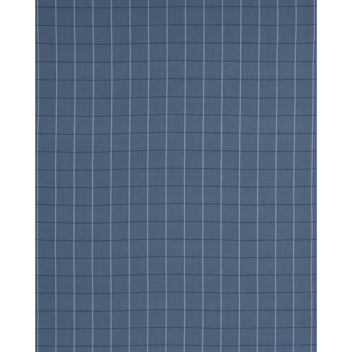 Taos Grid fabric in blue color - pattern number 85911 - by Schumacher in the Caroline Z Hurley collection