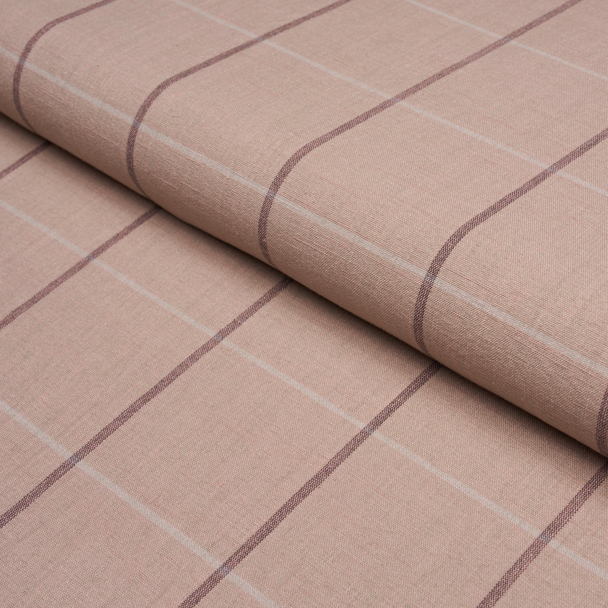Taos Grid fabric in pink color - pattern number 85912 - by Schumacher in the Caroline Z Hurley collection