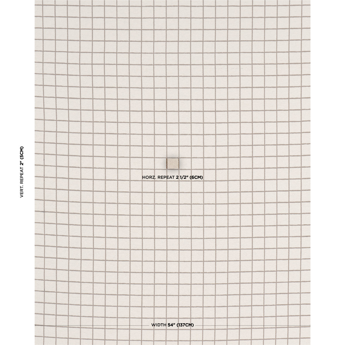 Tucson Grid fabric in brown color - pattern number 85920 - by Schumacher in the Caroline Z Hurley collection