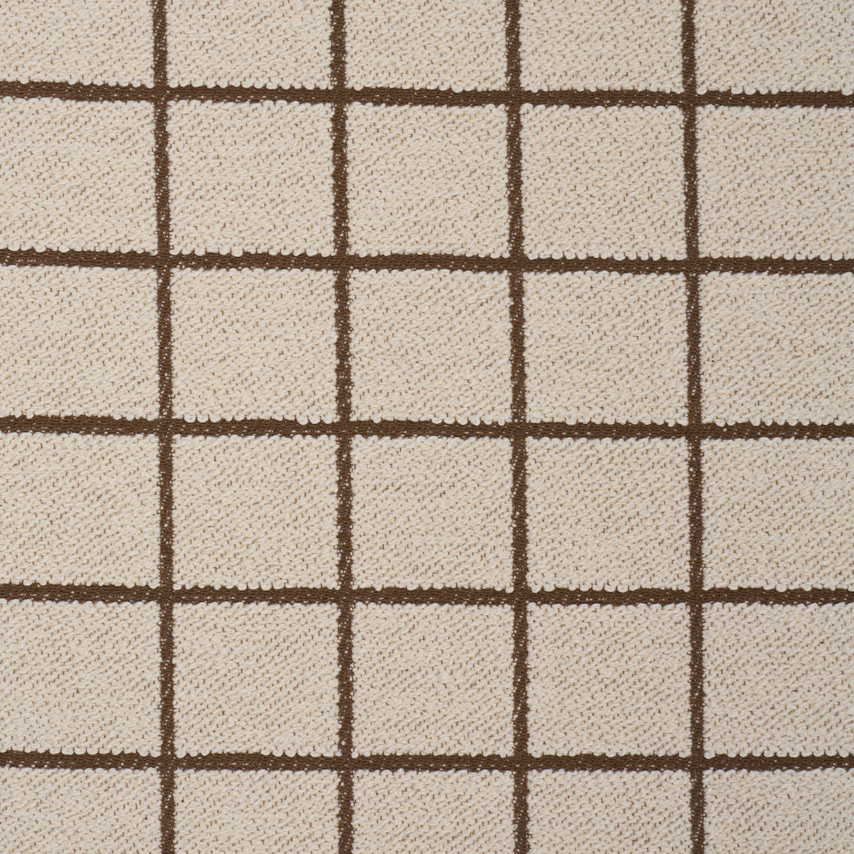 Tucson Grid fabric in brown color - pattern number 85920 - by Schumacher in the Caroline Z Hurley collection