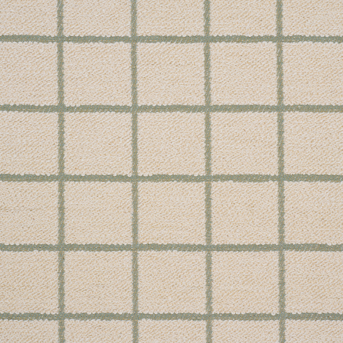 Tucson Grid fabric in aqua color - pattern number 85922 - by Schumacher in the Caroline Z Hurley collection