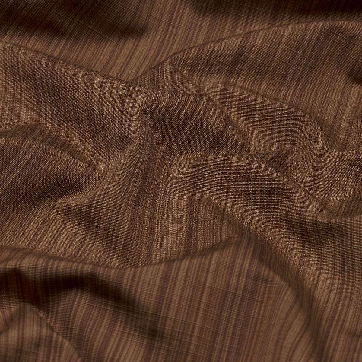 Gracie Solid Strié fabric in brown color - pattern number 85933 - by Schumacher in the Mark D. Sikes collection