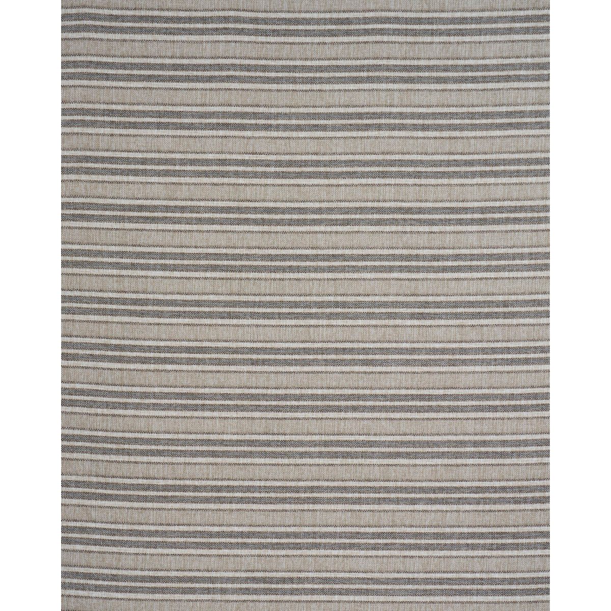 Even Keel Outdoor Stripe fabric in greige color - pattern number 86030 - by Schumacher in the Perennial Favorites collection