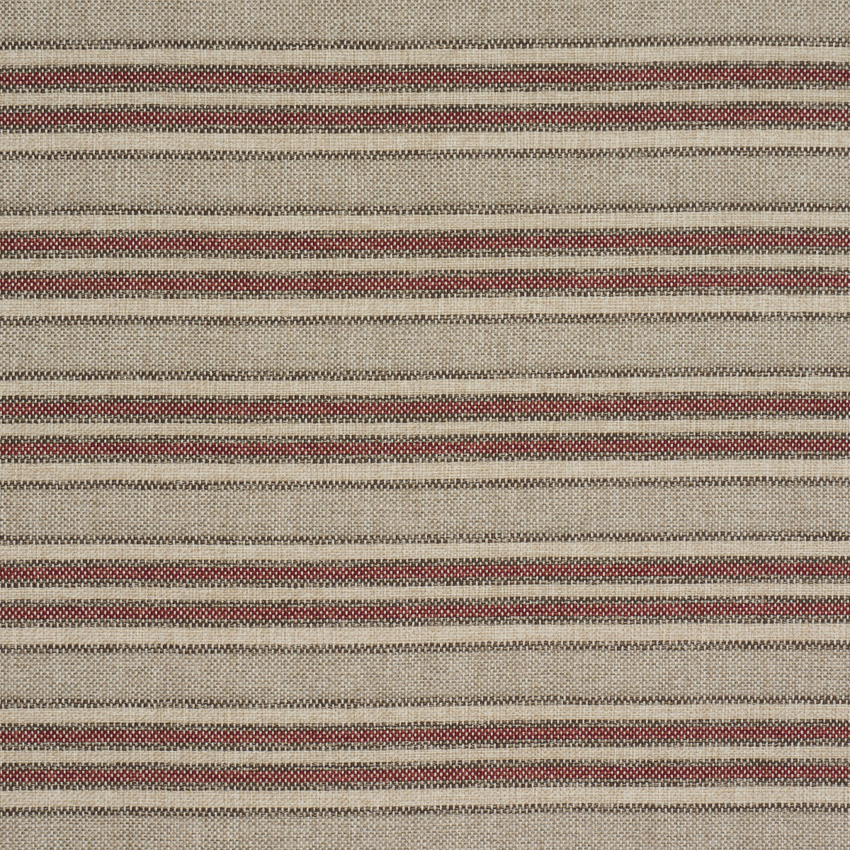 Even Keel Outdoor Stripe fabric in rust color - pattern number 86031 - by Schumacher in the Perennial Favorites collection
