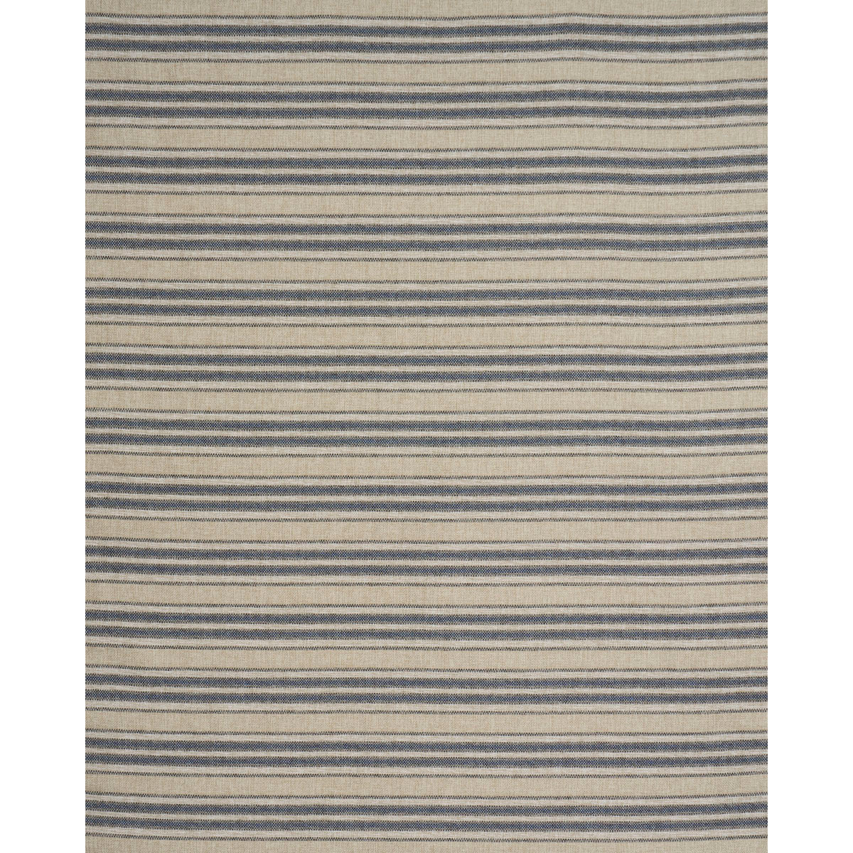 Even Keel Outdoor Stripe fabric in navy color - pattern number 86032 - by Schumacher in the Perennial Favorites collection