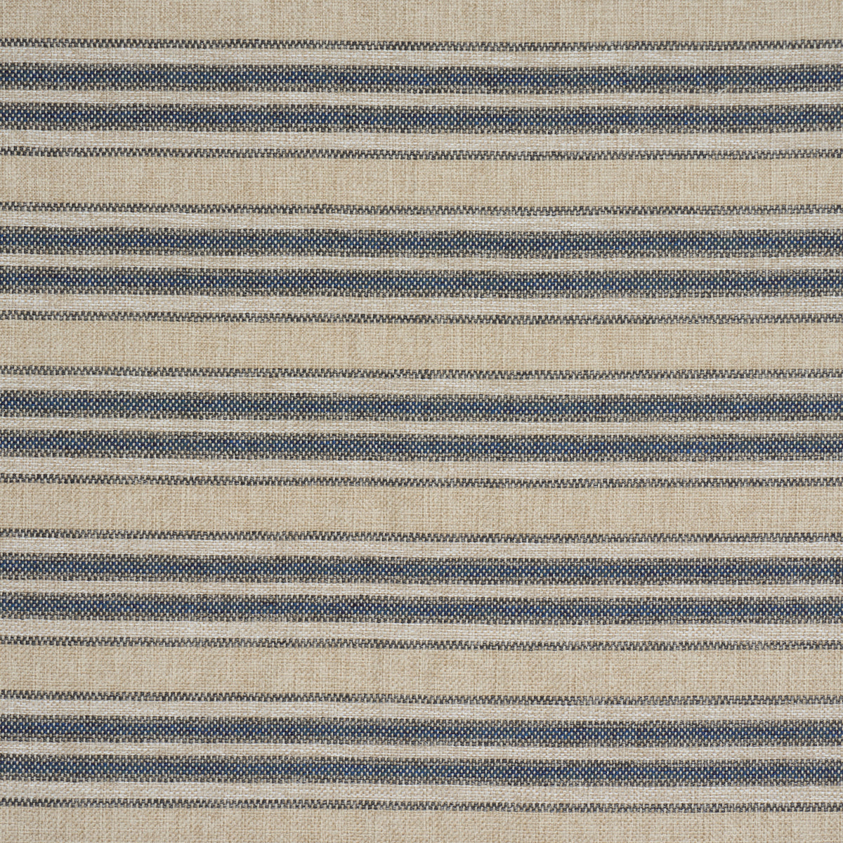 Even Keel Outdoor Stripe fabric in navy color - pattern number 86032 - by Schumacher in the Perennial Favorites collection