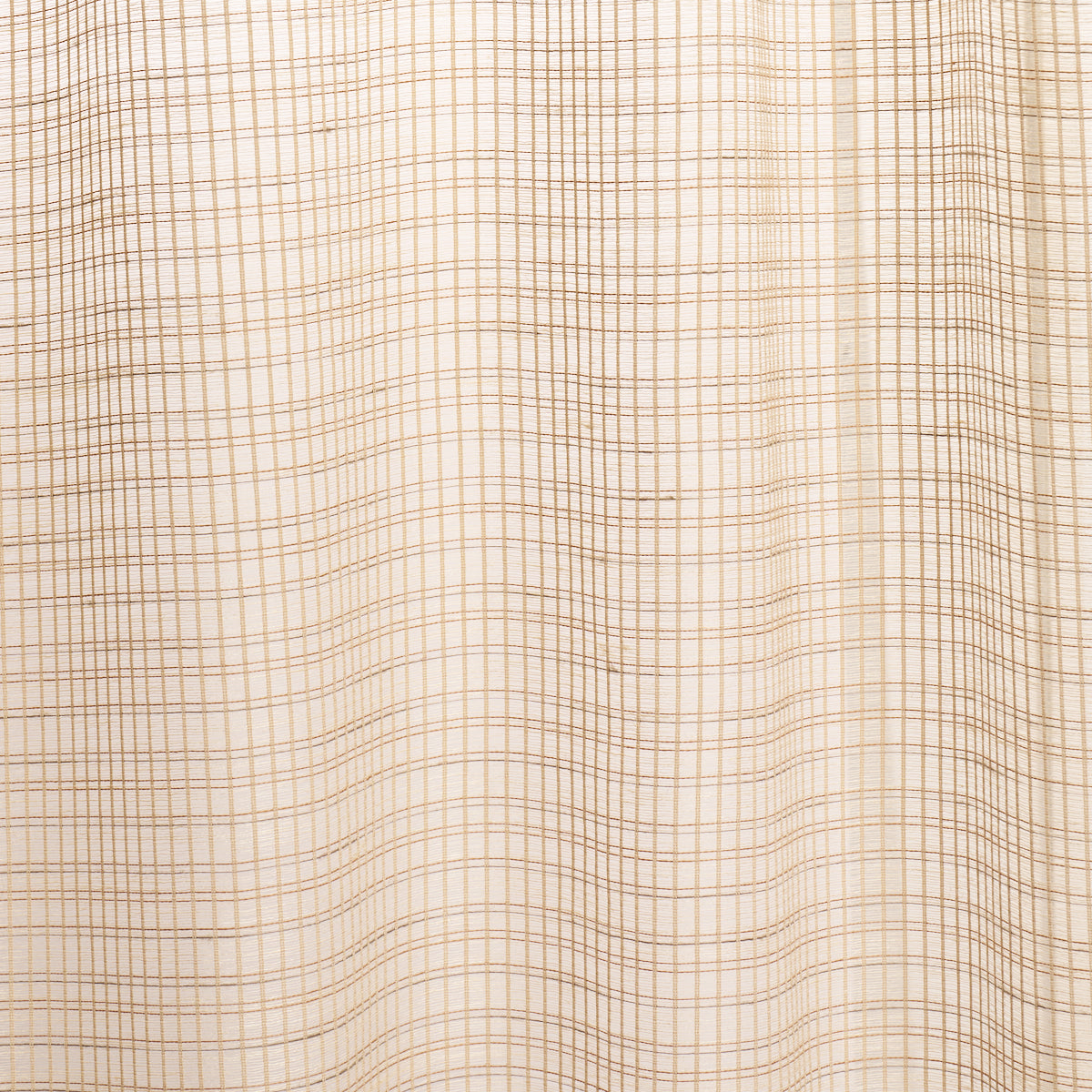 Payton Linen Sheer Grid fabric in natural color - pattern number 86051 - by Schumacher in the Patterson Flynn collection