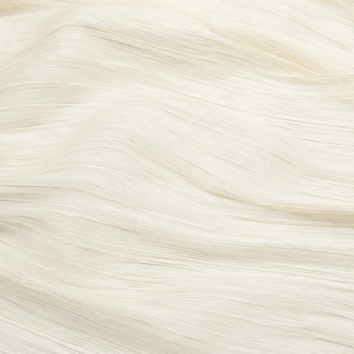Calloway Paper Sheer fabric in ivory color - pattern number 86090 - by Schumacher in the Patterson Flynn collection