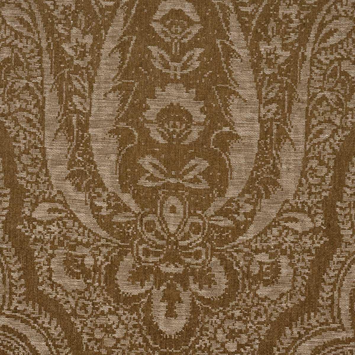 Amara Paisley fabric in oro color - pattern number 86121 - by Schumacher in the Acquerello collection