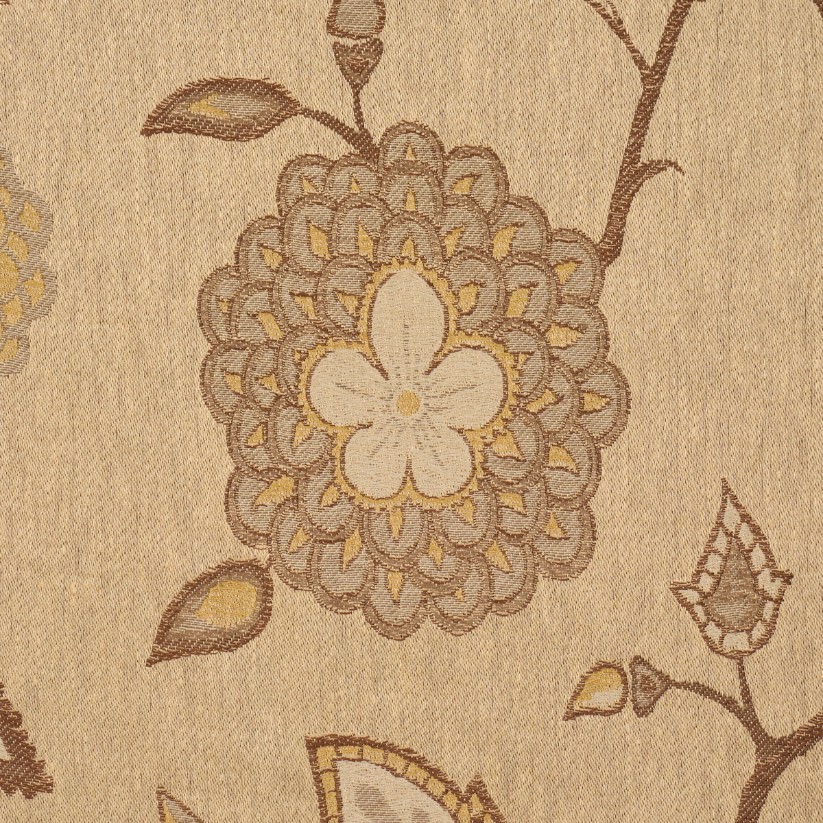 Fiammetta Jacquard fabric in oro color - pattern number 86150 - by Schumacher in the Acquerello collection
