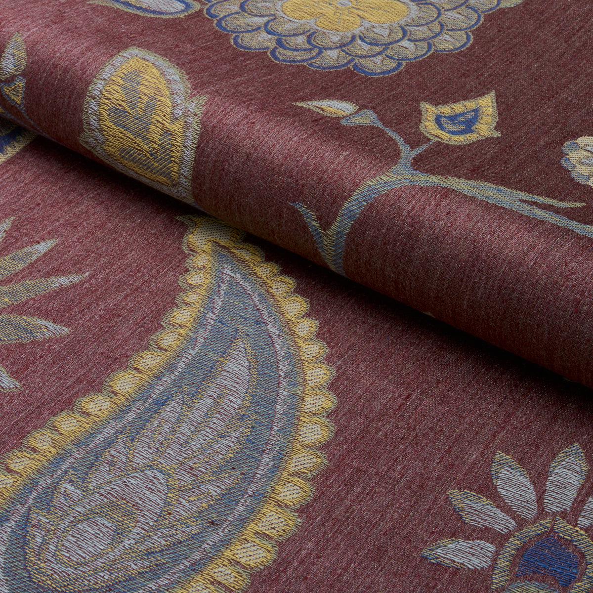 Fiammetta Jacquard fabric in rosa color - pattern number 86151 - by Schumacher in the Acquerello collection