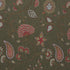 Fiammetta Jacquard fabric in verde color - pattern number 86152 - by Schumacher in the Acquerello collection
