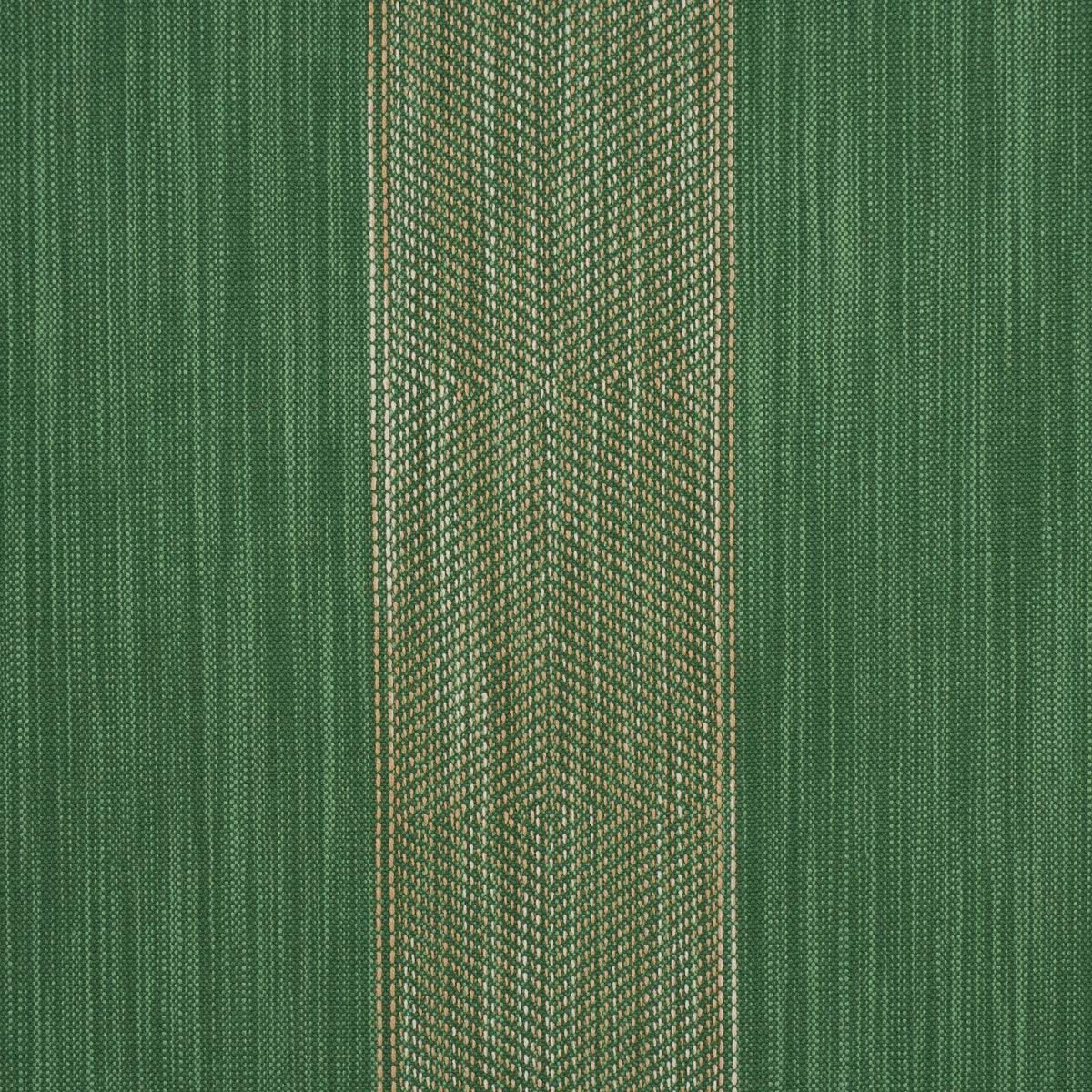 Universal Stripe fabric in emerald color - pattern number 86231 - by Schumacher in the True Stripes collection