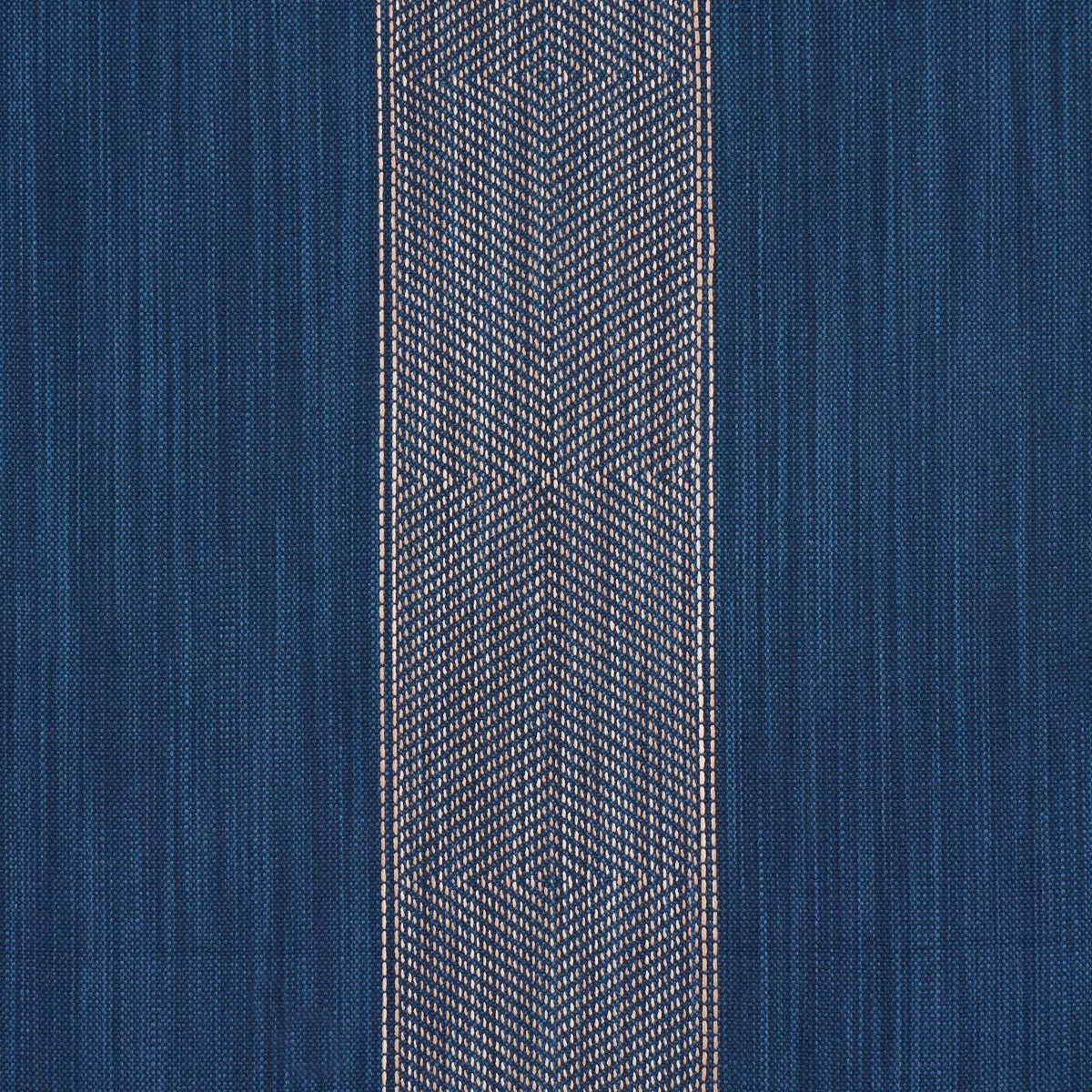Universal Stripe fabric in indigo color - pattern number 86232 - by Schumacher in the True Stripes collection