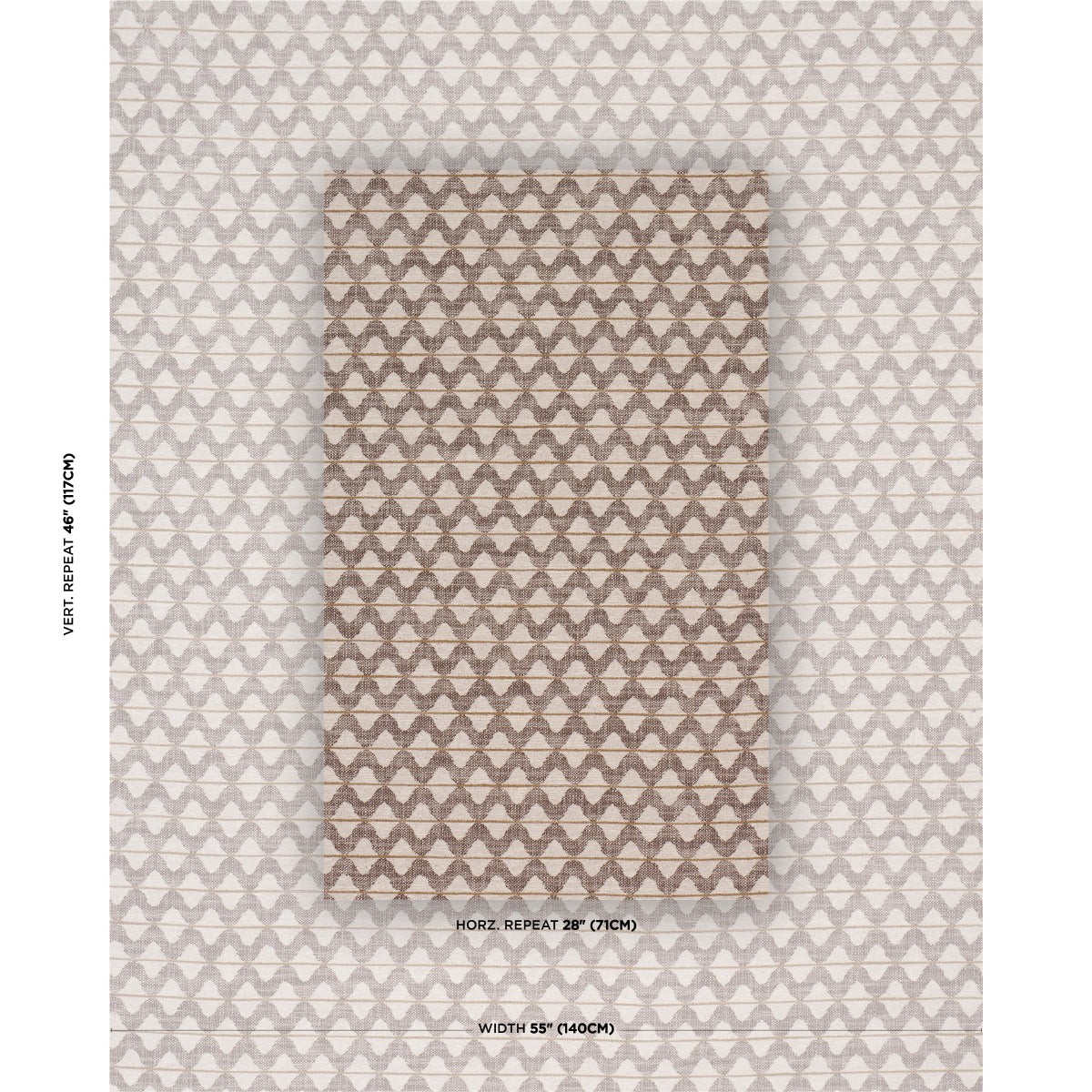 Dayana Performance fabric in brown color - pattern number 86401 - by Schumacher in the Schumacher Utility: Wovens collection