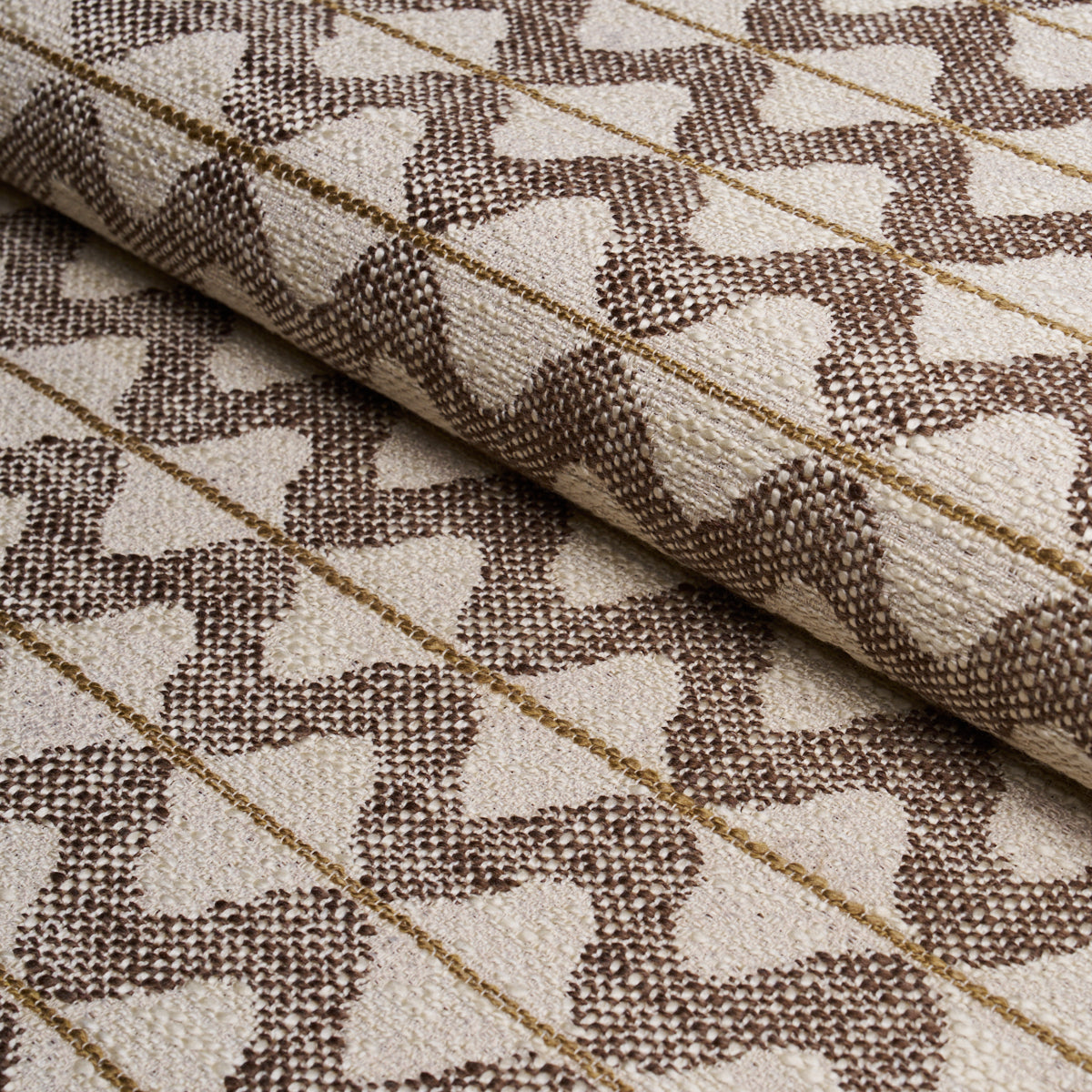 Dayana Performance fabric in brown color - pattern number 86401 - by Schumacher in the Schumacher Utility: Wovens collection