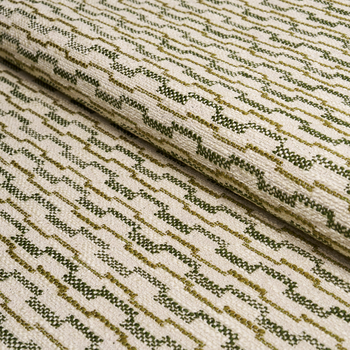 Andreas Performance fabric in green color - pattern number 86411 - by Schumacher in the Schumacher Utility: Wovens collection