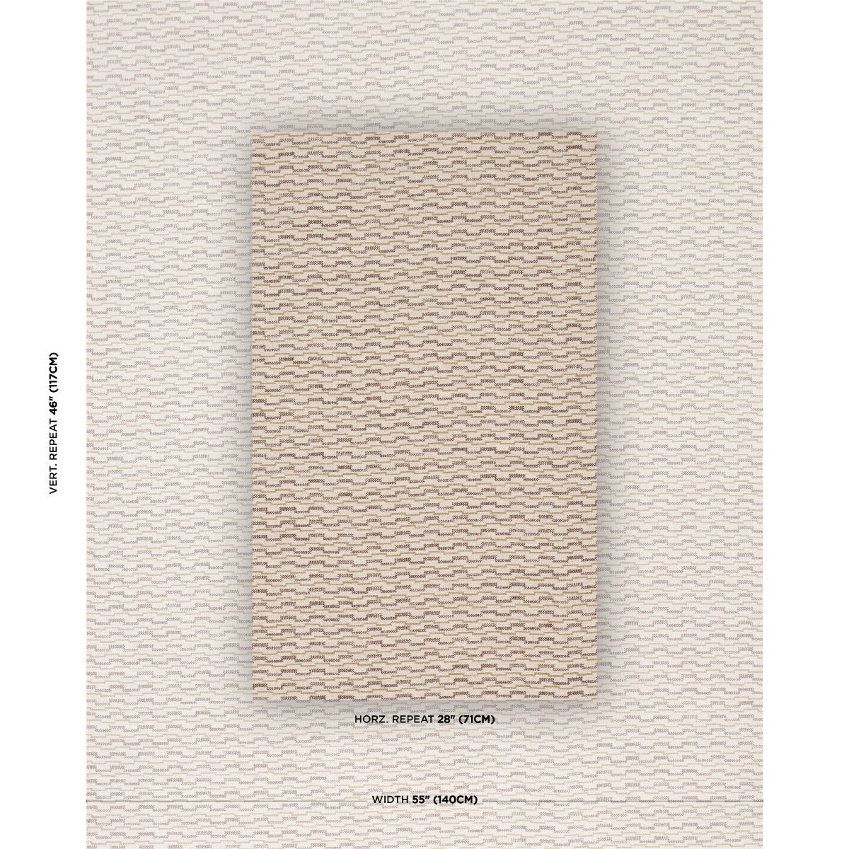 Andreas Performance fabric in brown color - pattern number 86412 - by Schumacher in the Schumacher Utility: Wovens collection