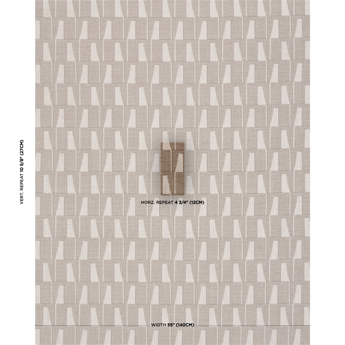 Gaetan Performance fabric in chocolate color - pattern number 86421 - by Schumacher in the Schumacher Utility: Wovens collection