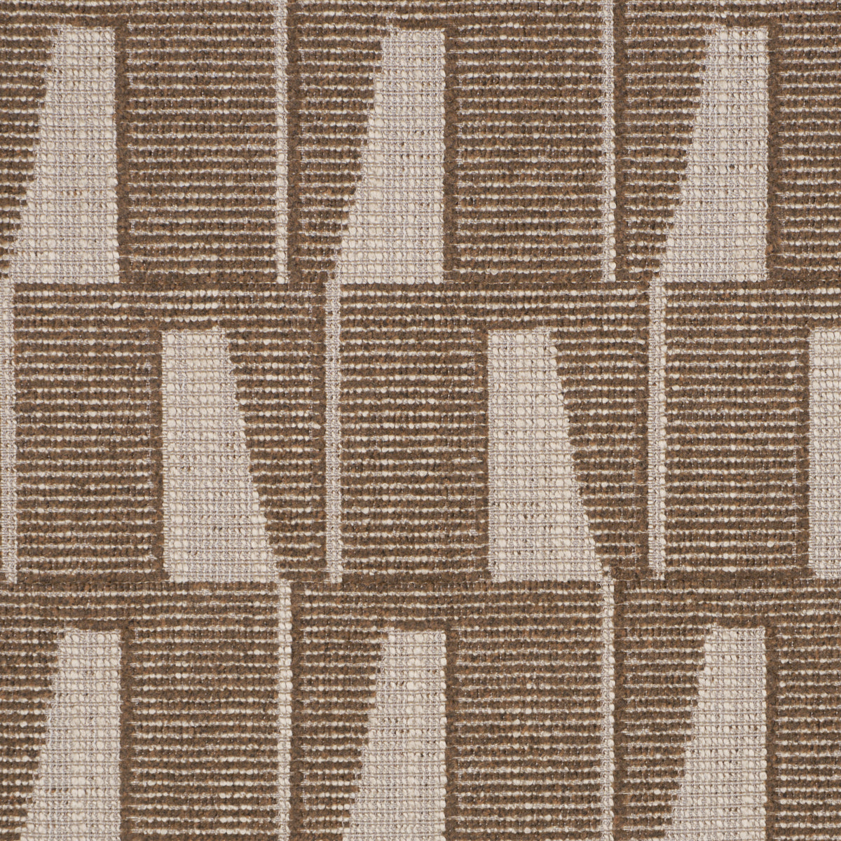 Gaetan Performance fabric in chocolate color - pattern number 86421 - by Schumacher in the Schumacher Utility: Wovens collection