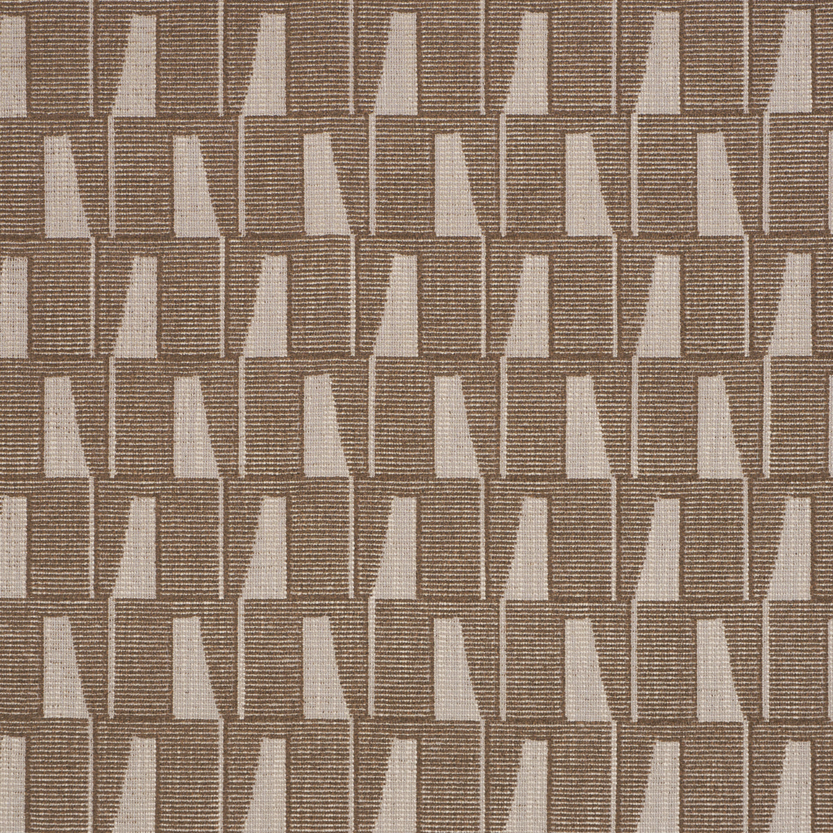 Gaetan Performance fabric in chocolate color - pattern number 86421 - by Schumacher in the Schumacher Utility: Wovens collection