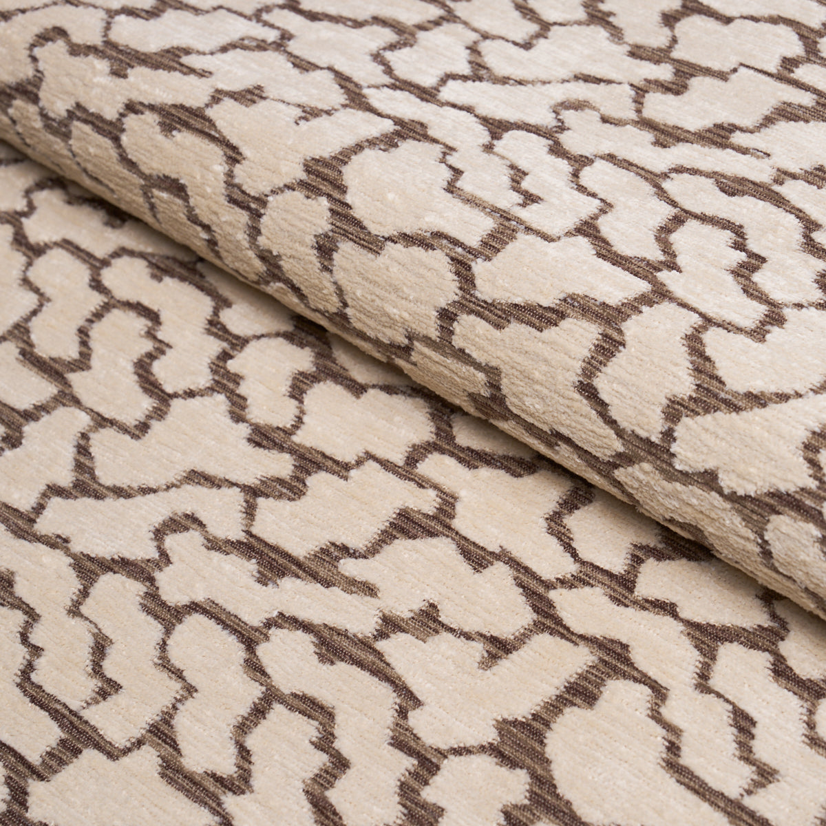 Anibal Performance fabric in stone color - pattern number 86431 - by Schumacher in the Schumacher Utility: Wovens collection