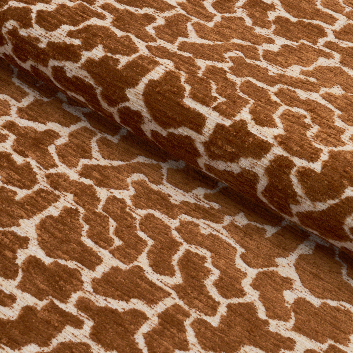 Anibal Performance fabric in chestnut color - pattern number 86432 - by Schumacher in the Schumacher Utility: Wovens collection