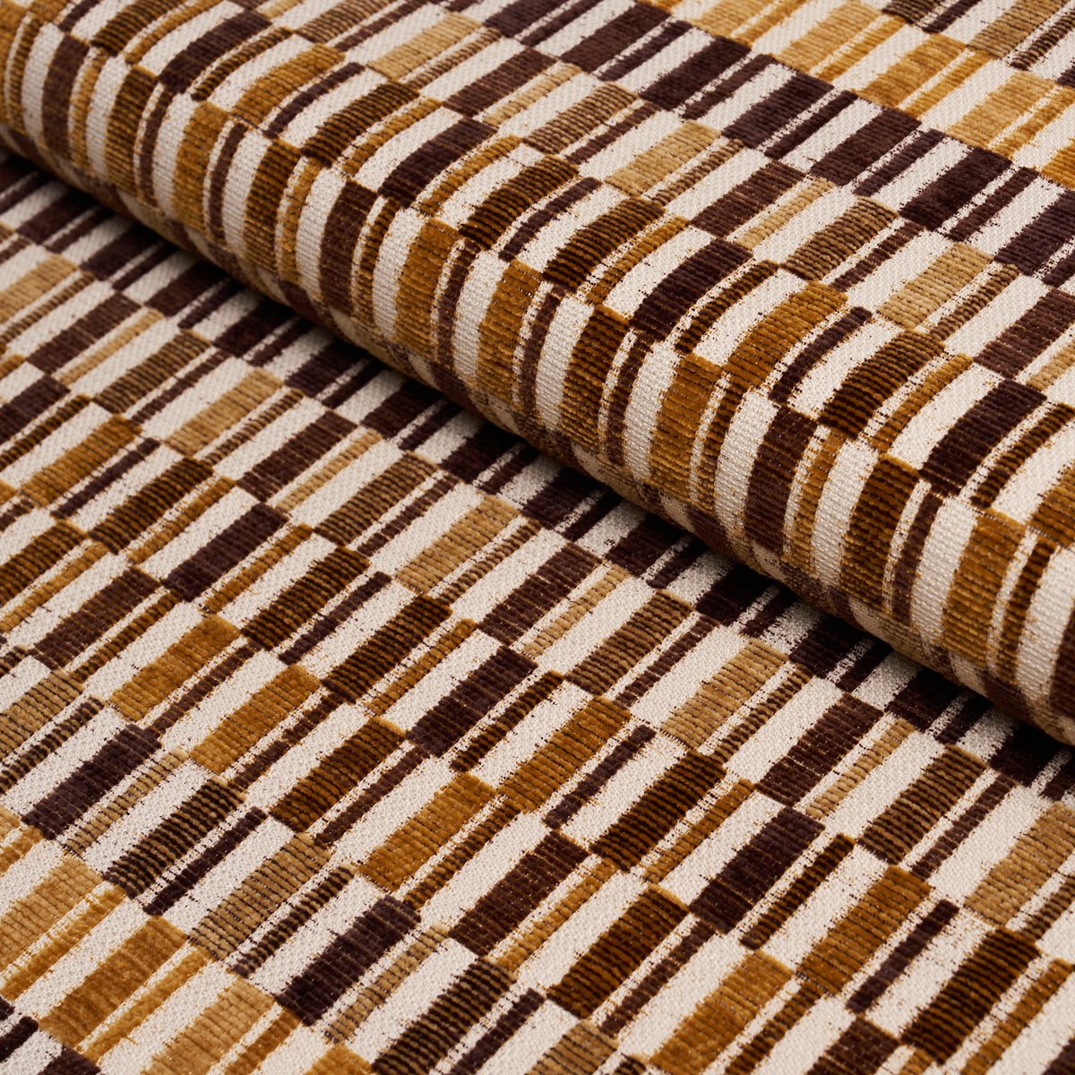 Anders Performance fabric in chestnut color - pattern number 86441 - by Schumacher in the Schumacher Utility: Wovens collection
