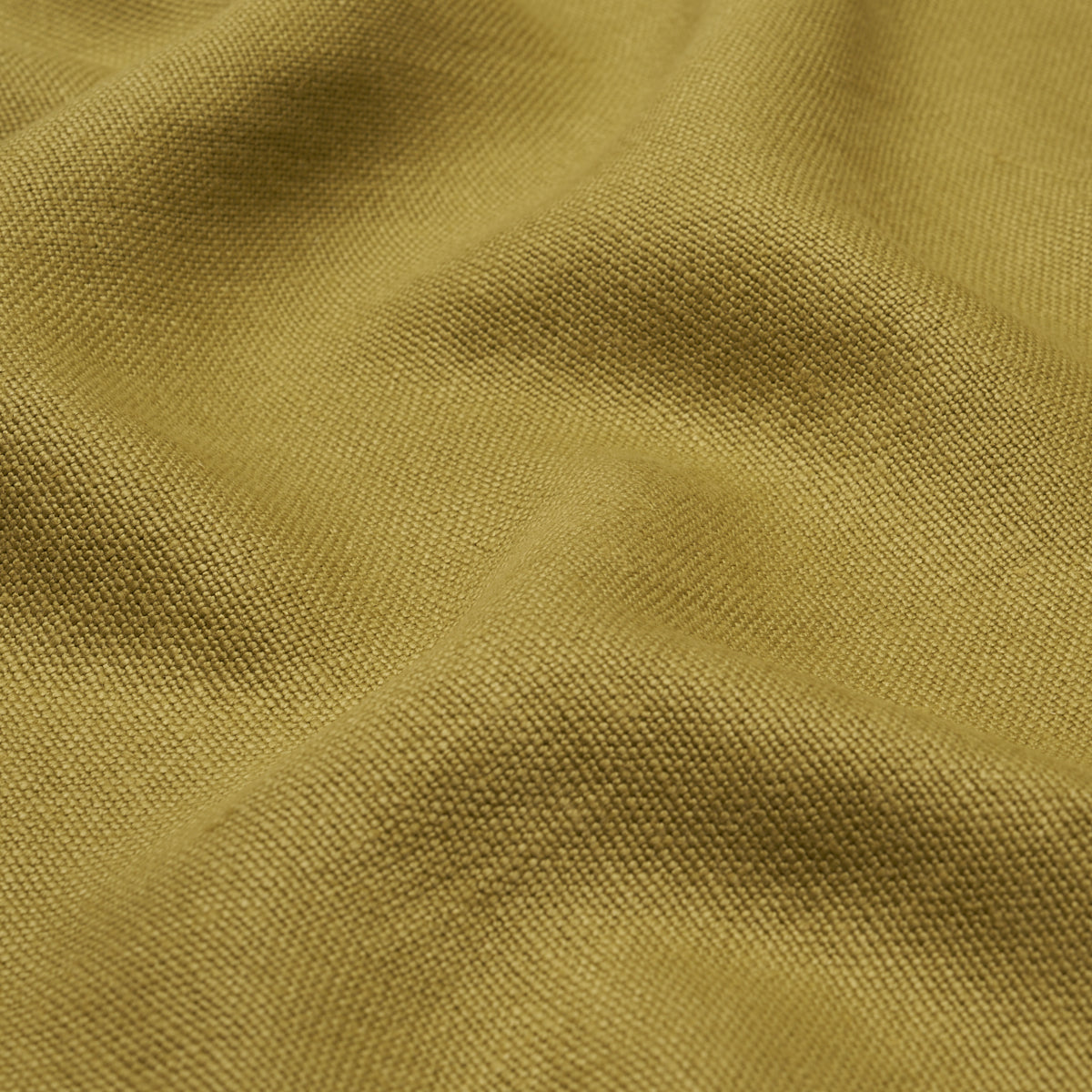 Piet Performance Linen fabric in olive color - pattern number 86463 - by Schumacher in the Atelier Paris collection