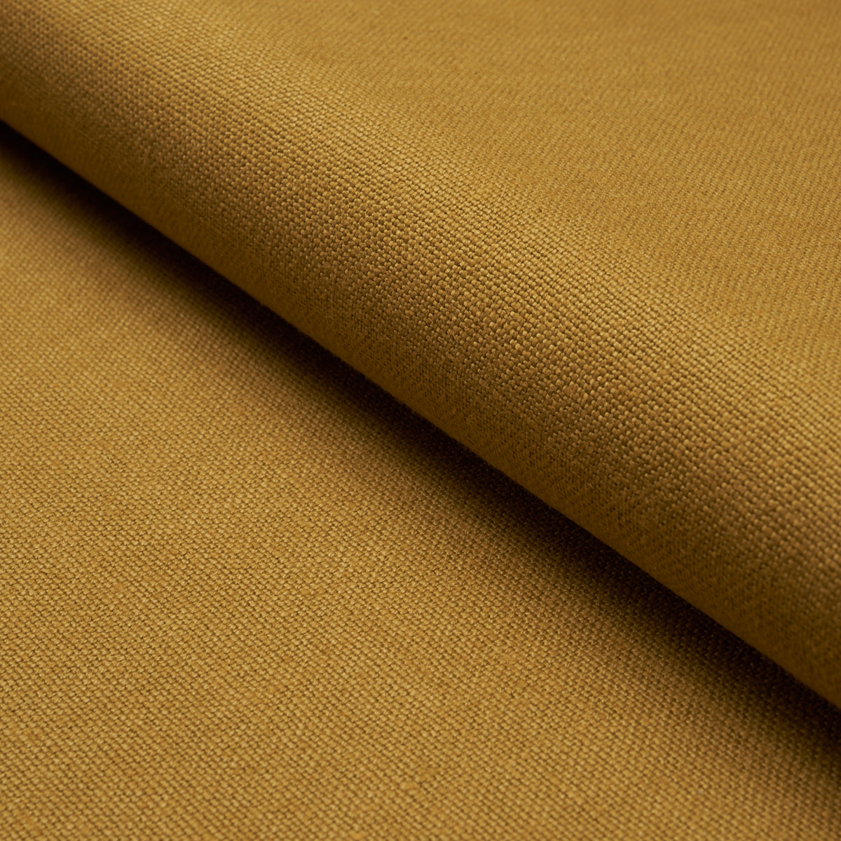 Piet Performance Linen fabric in ochre color - pattern number 86464 - by Schumacher in the Atelier Paris collection