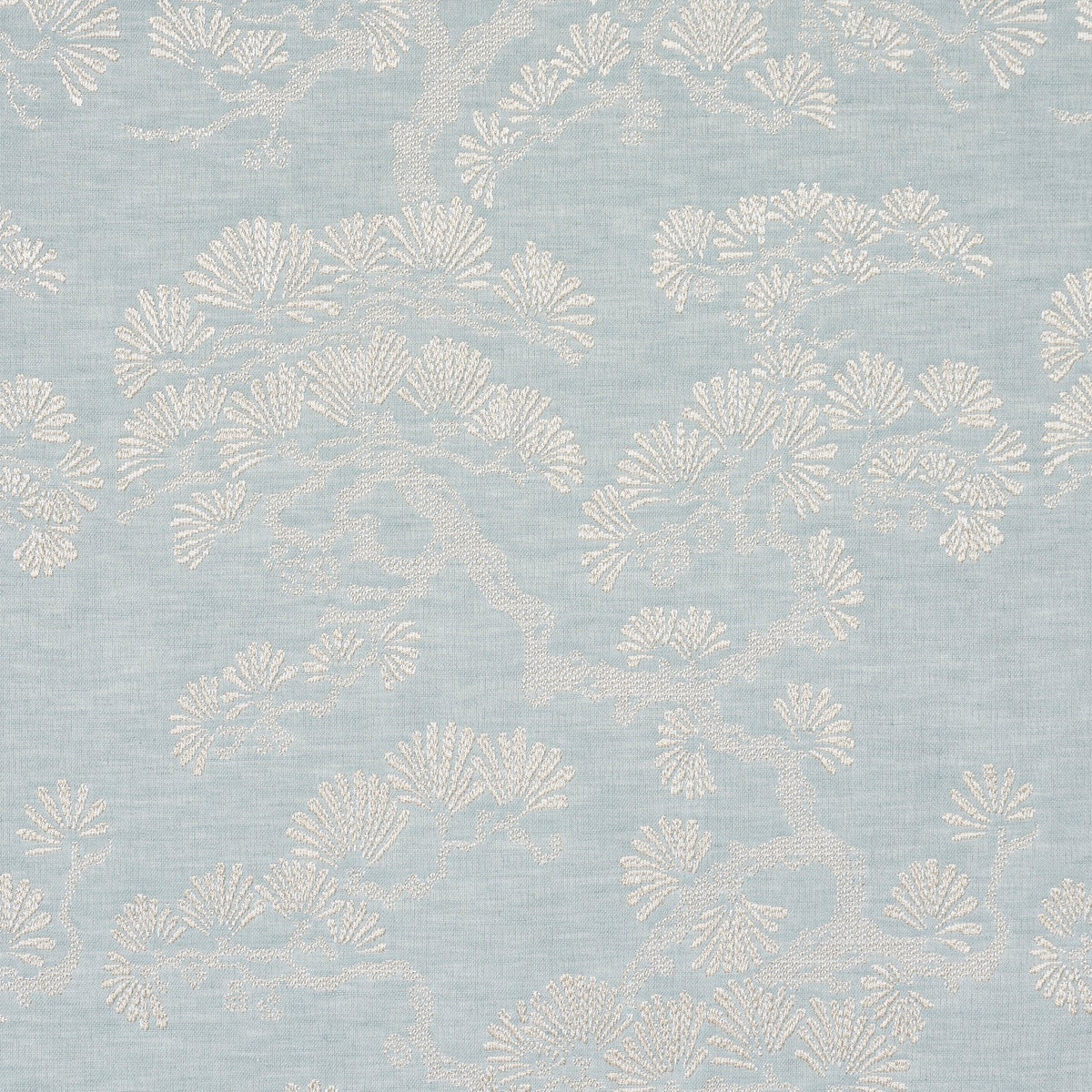 Hinata fabric in sky color - pattern number 86530 - by Schumacher in the Japonisme collection