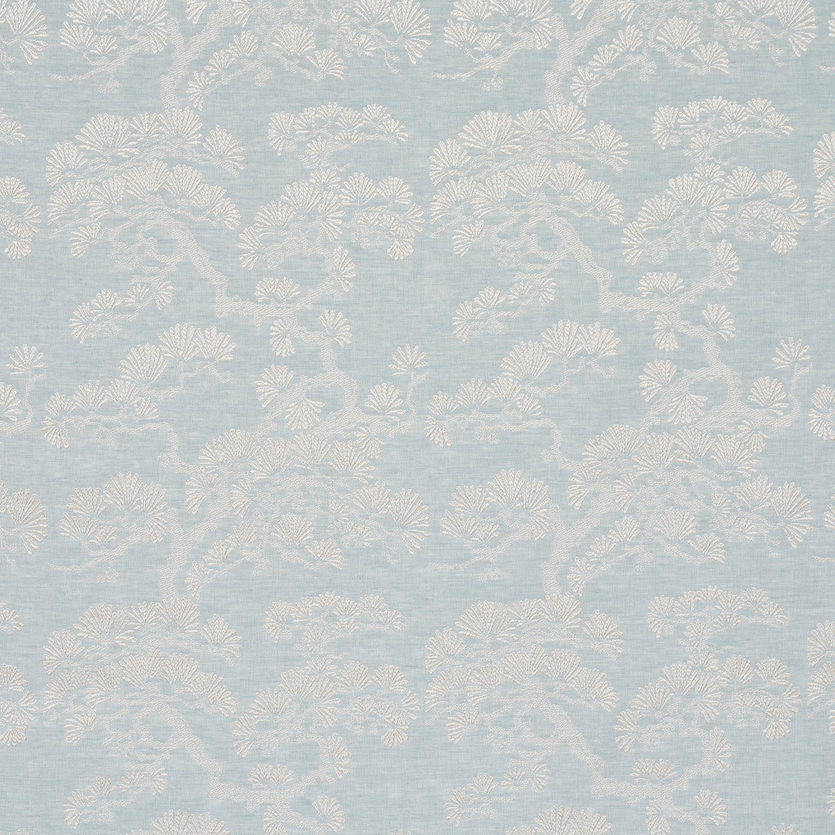 Hinata fabric in sky color - pattern number 86530 - by Schumacher in the Japonisme collection