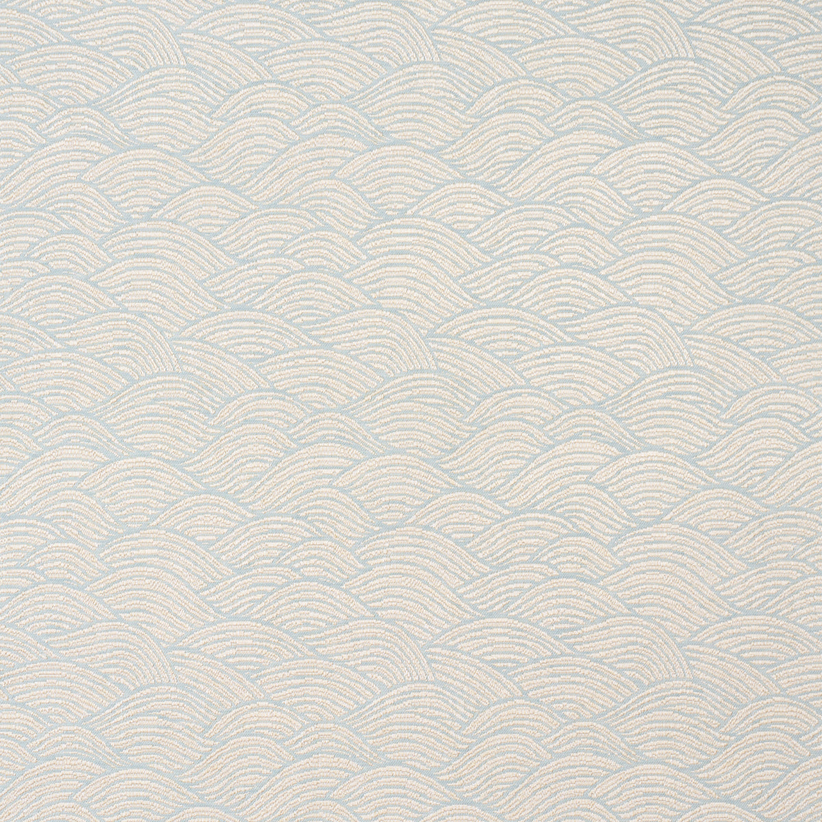 Symphony Scallop fabric in sky color - pattern number 86540 - by Schumacher in the Japonisme collection