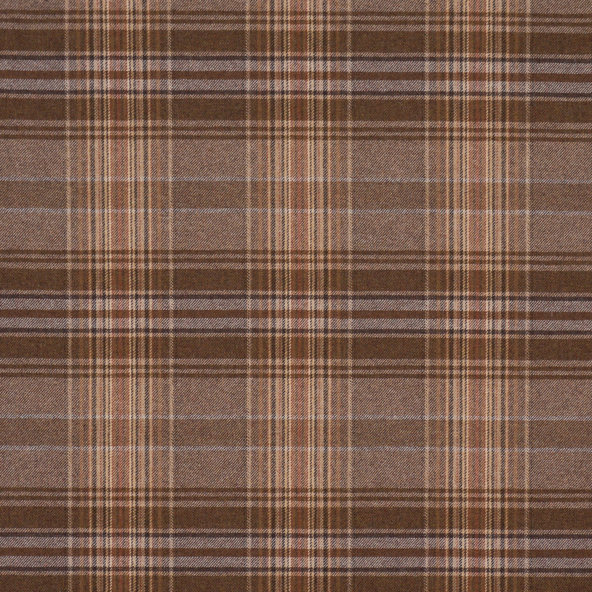 Campbell Plaid fabric in terra color - pattern number 86580 - by Schumacher in the A Country Life collection