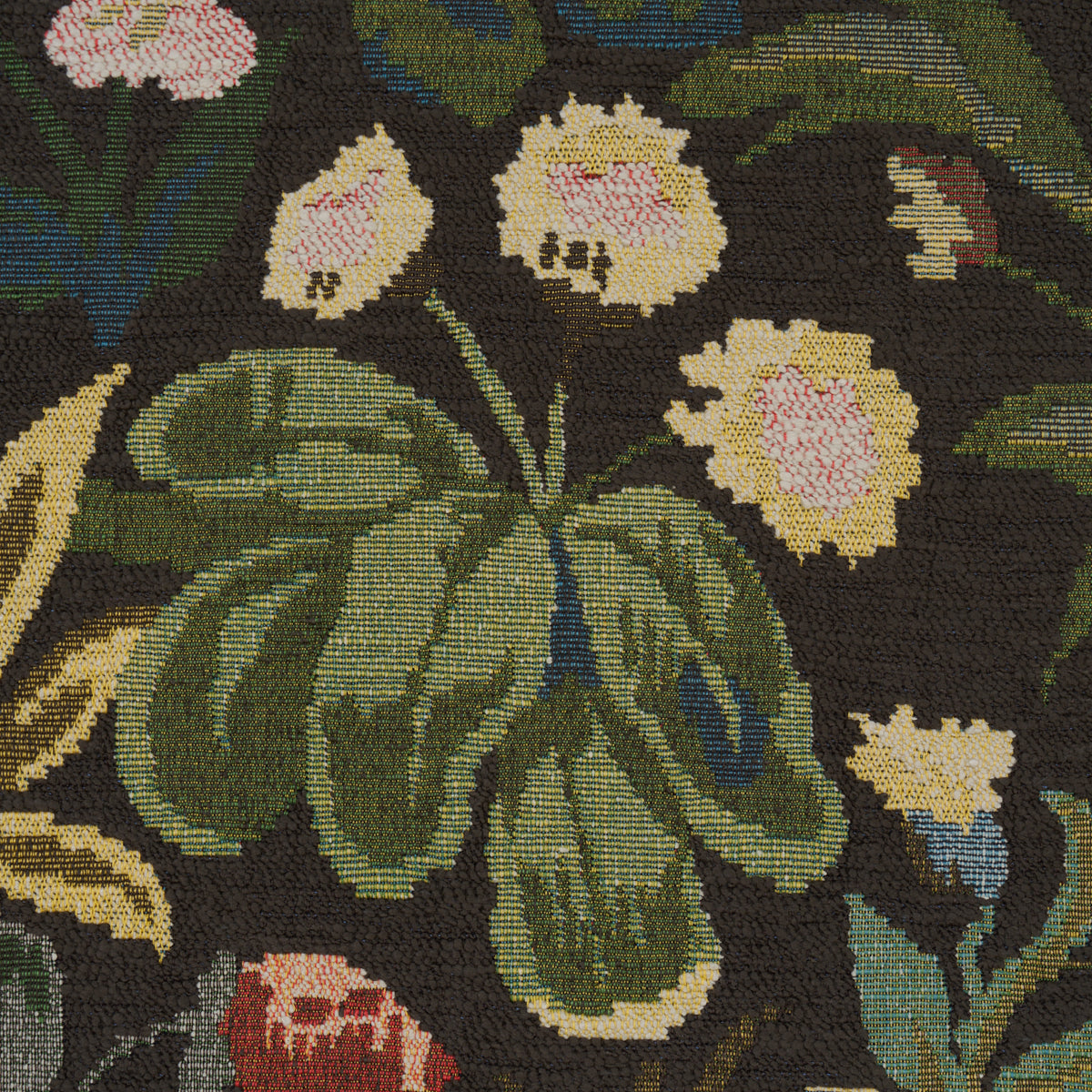 Flower Garden Tapestry fabric in multi color - pattern number 86600 - by Schumacher in the A Country Life collection