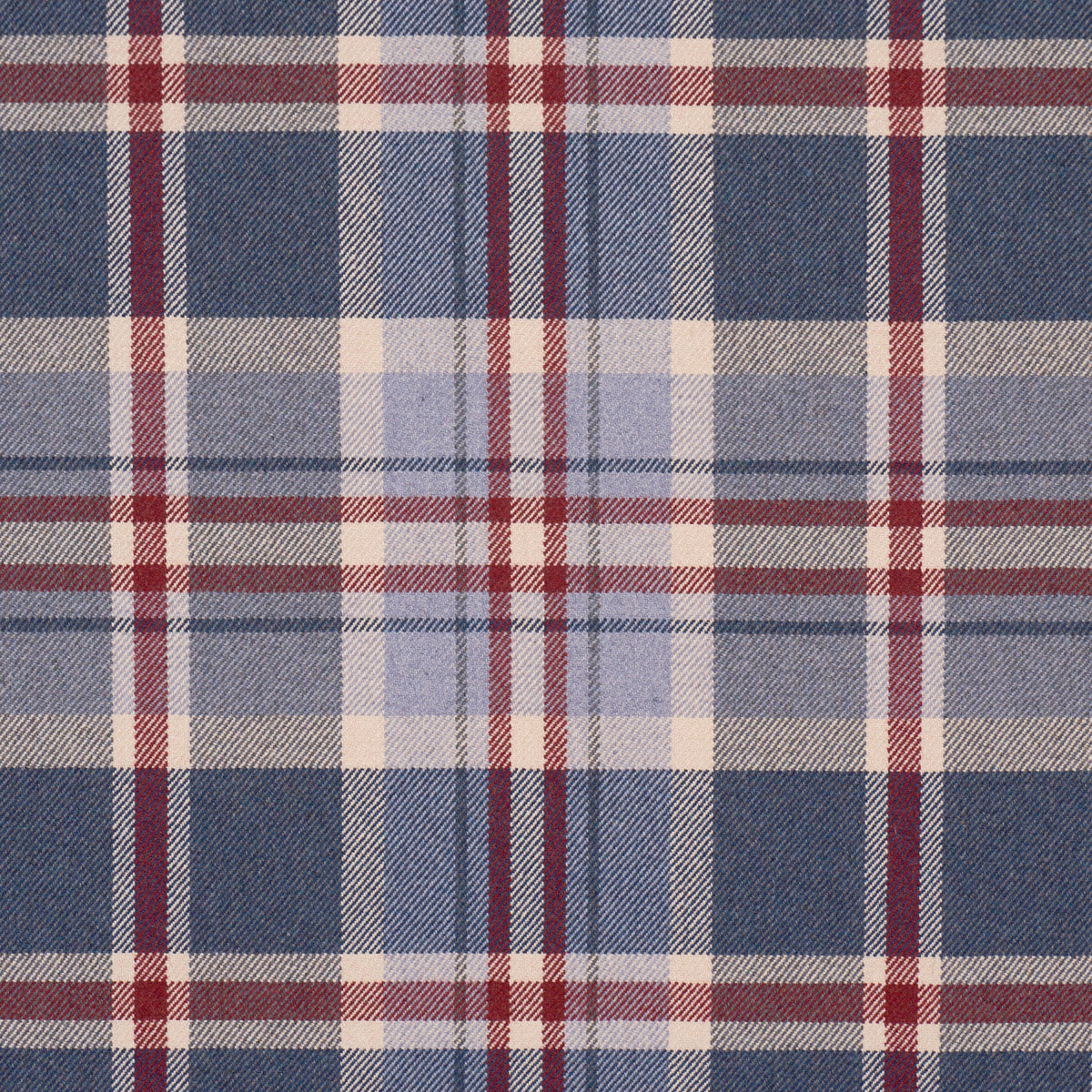 Harris Merino Plaid fabric in americana color - pattern number 86612 - by Schumacher in the A Country Life collection