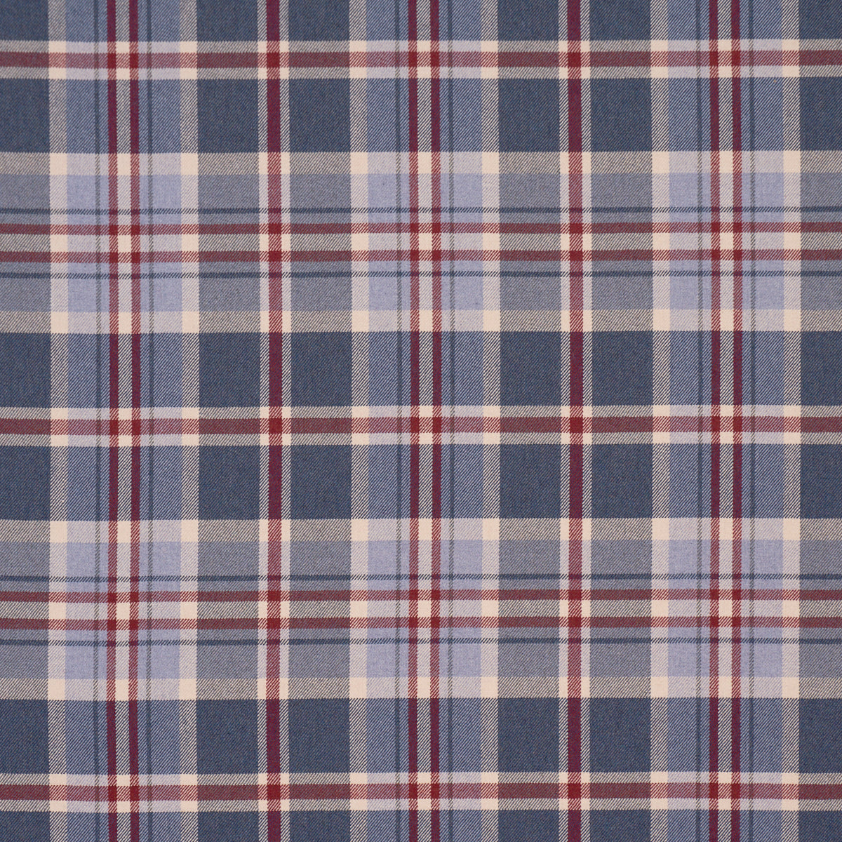 Harris Merino Plaid fabric in americana color - pattern number 86612 - by Schumacher in the A Country Life collection