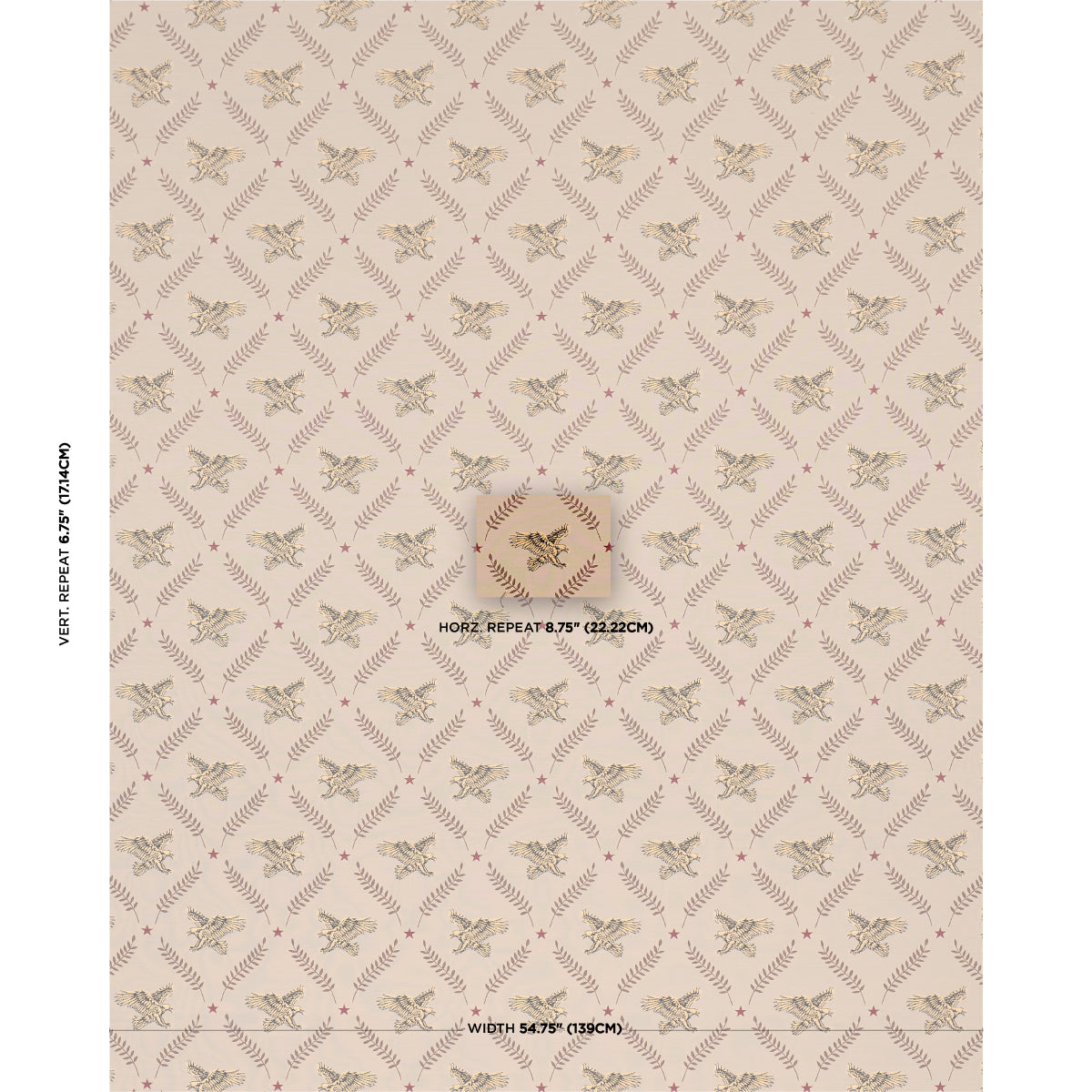 Lolaire fabric in document color - pattern number 86620 - by Schumacher in the A Country Life collection