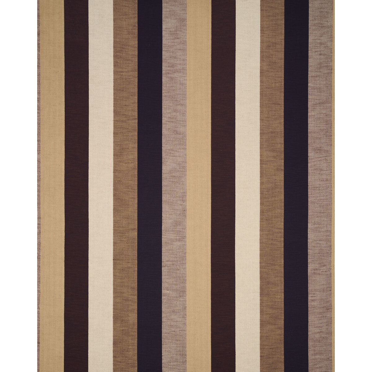 Appino Stripe fabric in brown color - pattern number 86650 - by Schumacher in the World View collection