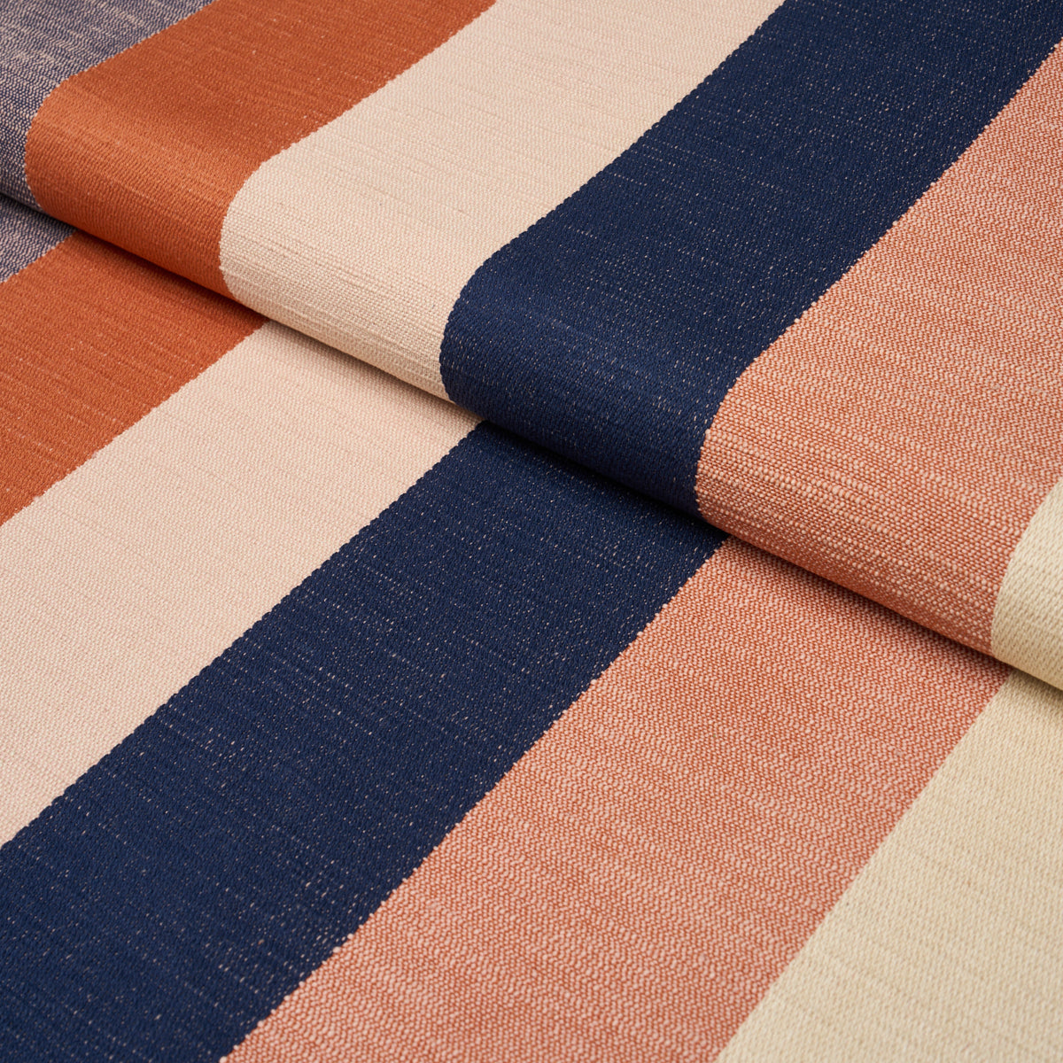 Appino Stripe fabric in sunset color - pattern number 86651 - by Schumacher in the World View collection