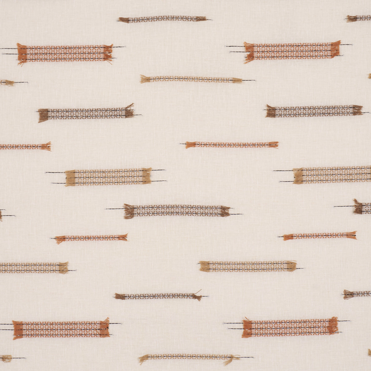 Elysia Sheer fabric in neutral color - pattern number 86670 - by Schumacher in the World View collection
