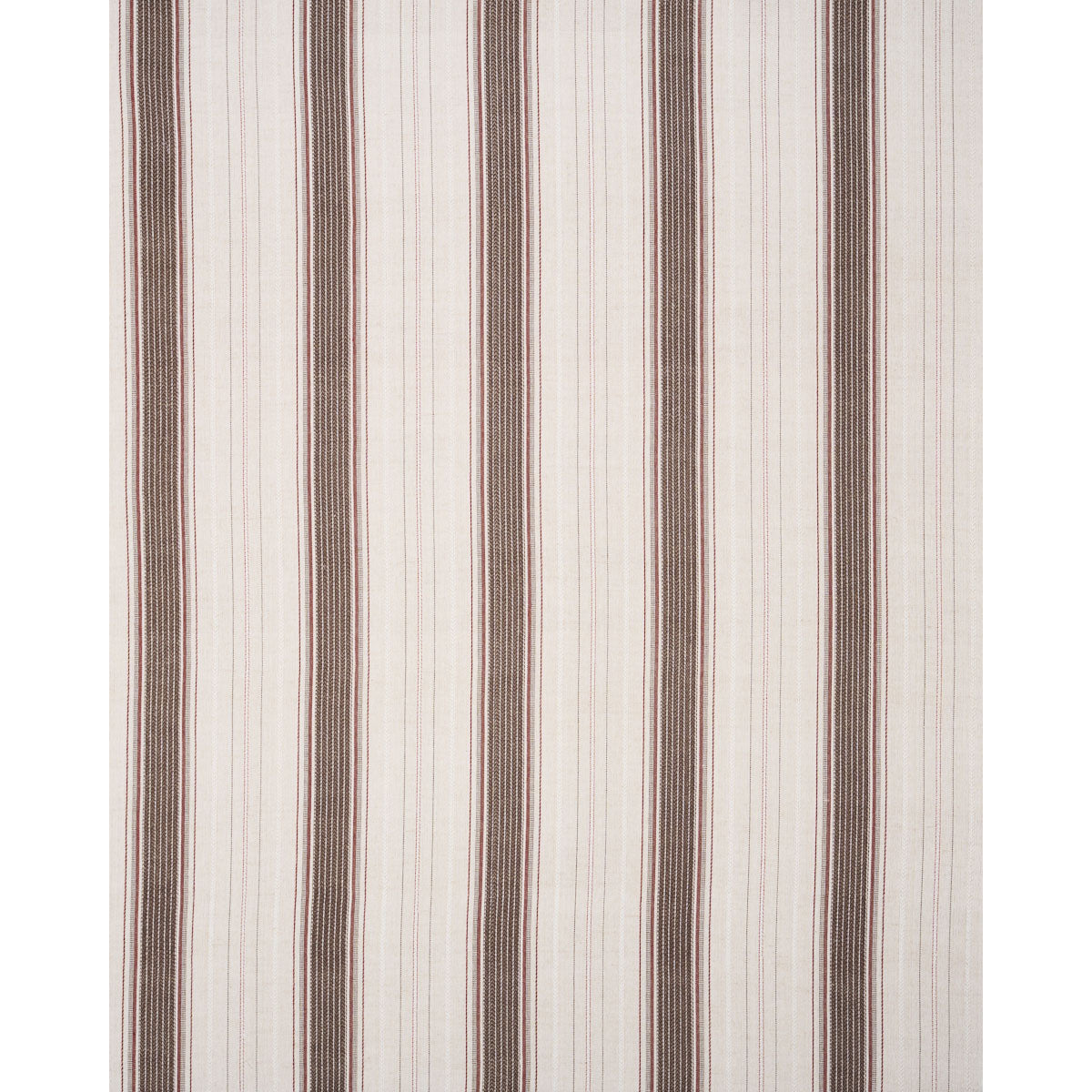 Idris Stripe fabric in brown color - pattern number 86712 - by Schumacher in the World View collection
