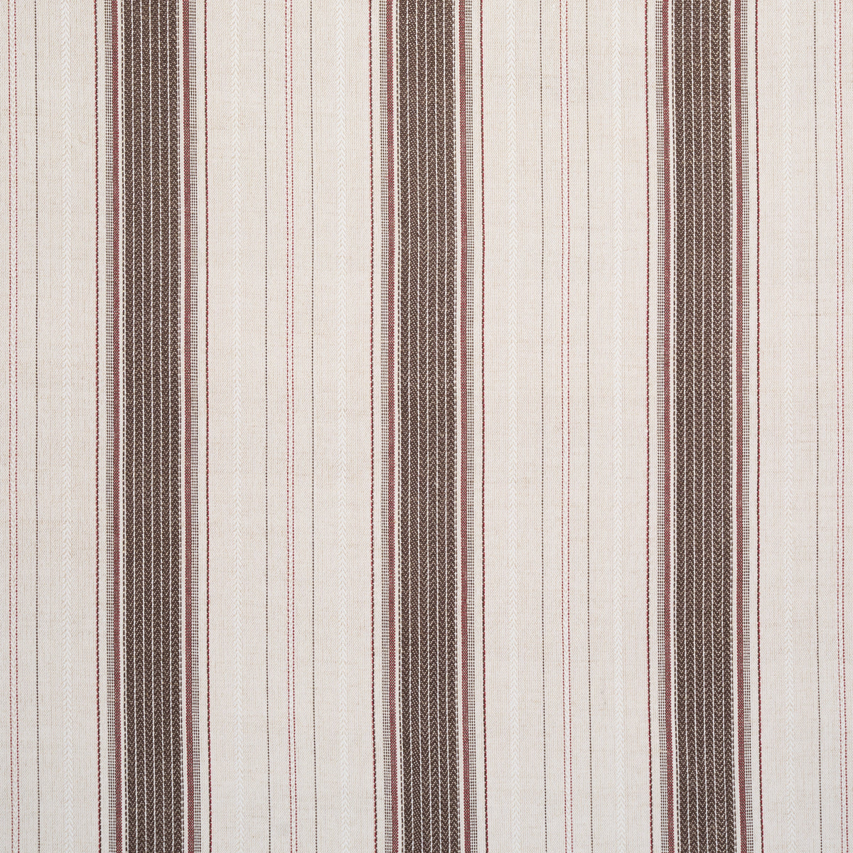 Idris Stripe fabric in brown color - pattern number 86712 - by Schumacher in the World View collection