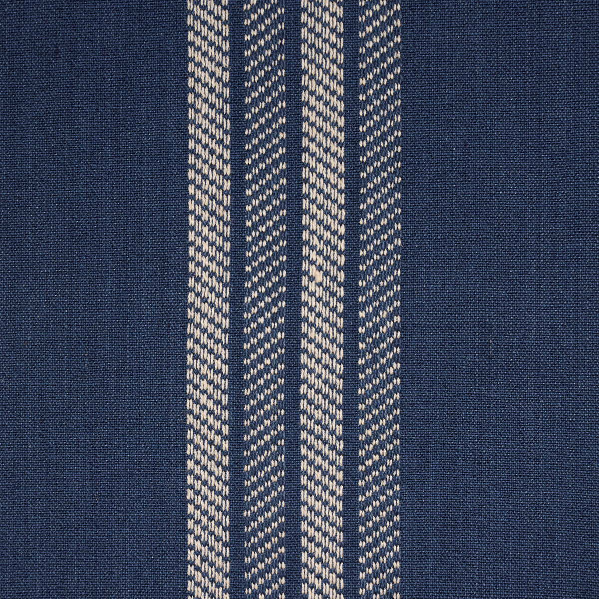 Nor Stripe fabric in indigo color - pattern number 86742 - by Schumacher in the World View collection