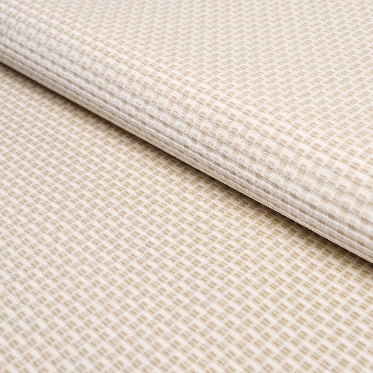 Nikki Performance fabric in ivory color - pattern number 86812 - by Schumacher in the Schumacher Utility: Wovens collection