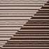Skyline Stripes Reversible fabric in americano color - pattern number 86870 - by Schumacher in the Atelier Paris collection