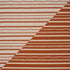 Skyline Stripes Reversible fabric in burnt orange color - pattern number 86872 - by Schumacher in the Atelier Paris collection