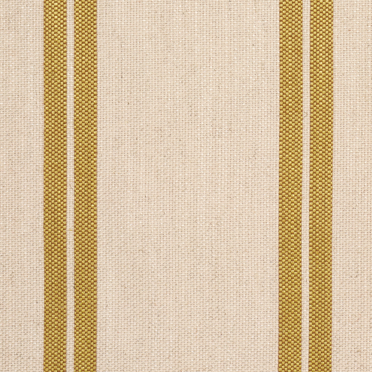 Double Face Stripes fabric in terracotta lime color - pattern number 86880 - by Schumacher in the Atelier Paris collection